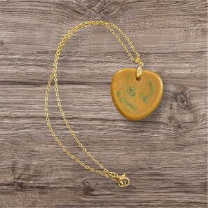 Gold Heart Pendant Necklace